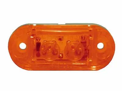 2- 1/2" Led Marker Clearance Lamp With Black Base 1