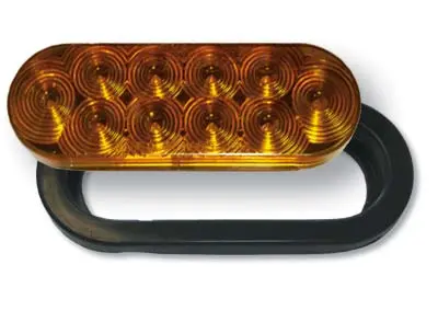6" Oval Led Front Park & Turn Lamp Kit 1