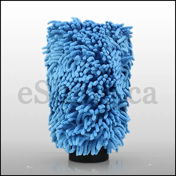 The Rag Company Chenille Mitt - Blue 1