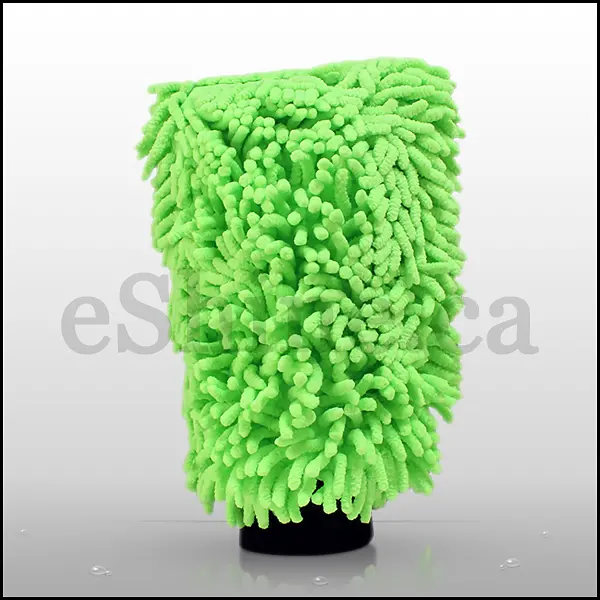 The Rag Company Chenille Mitt - Lime 1