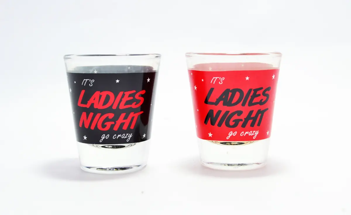 Ladies Night Shot Glass (Set Of 2) 1