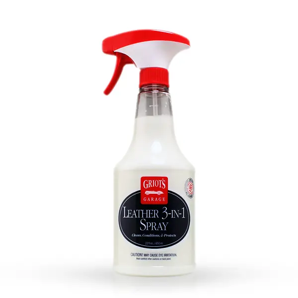 Griot's Garage Leather 3-In-1 Spray 22Oz 10963 1