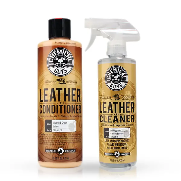 Chemical Guys Leather Cleaner & Conditoner Bundle 1