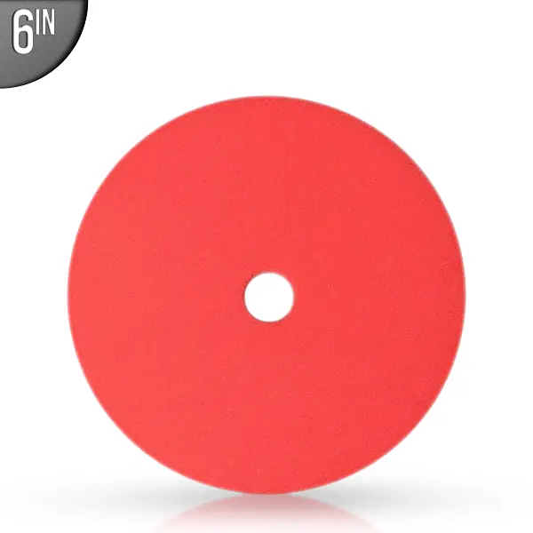 Buff & Shine 6" Low-Pro Red Finishing Pad 1