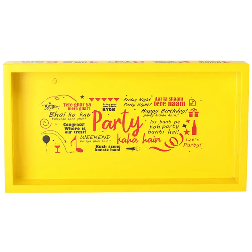 Party Kahan Hai Serving Tray 1