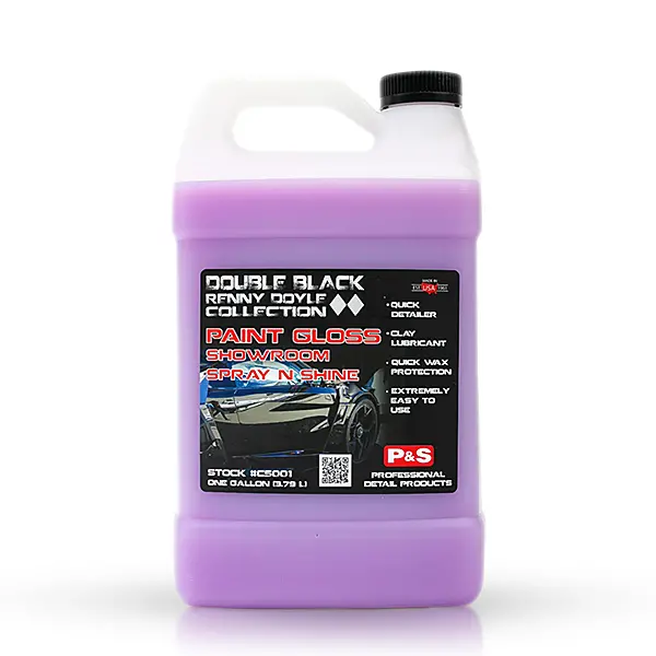 P&S Double Black Paint Gloss Showroom Spray N Shine 1Gal 1