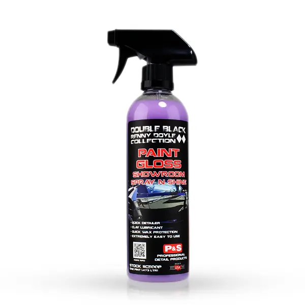 P&S Double Black Paint Gloss Showroom Spray N Shine 1