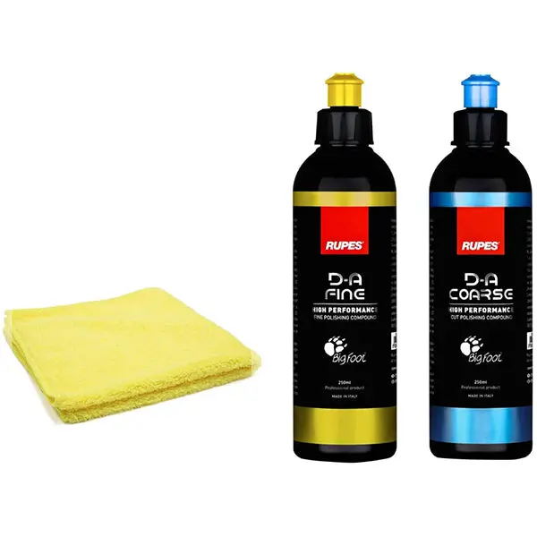 Rupes Da Fine & Coarse Polish 250Ml Bundle 1