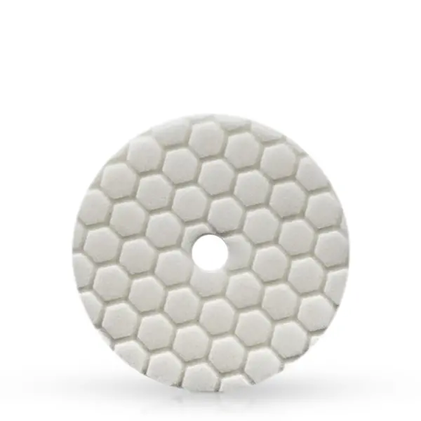 _Chemical Guys Hex Logic Quantum Light Medium Polishing Pad White 6.5" Bufx114hex6 1