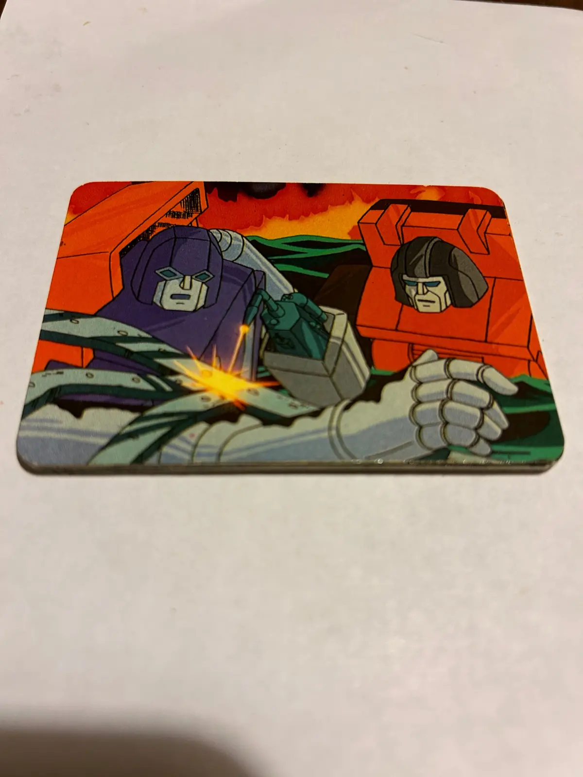 Tf G1 Milton Bradley Action Card #124 Autobot Trapped 1