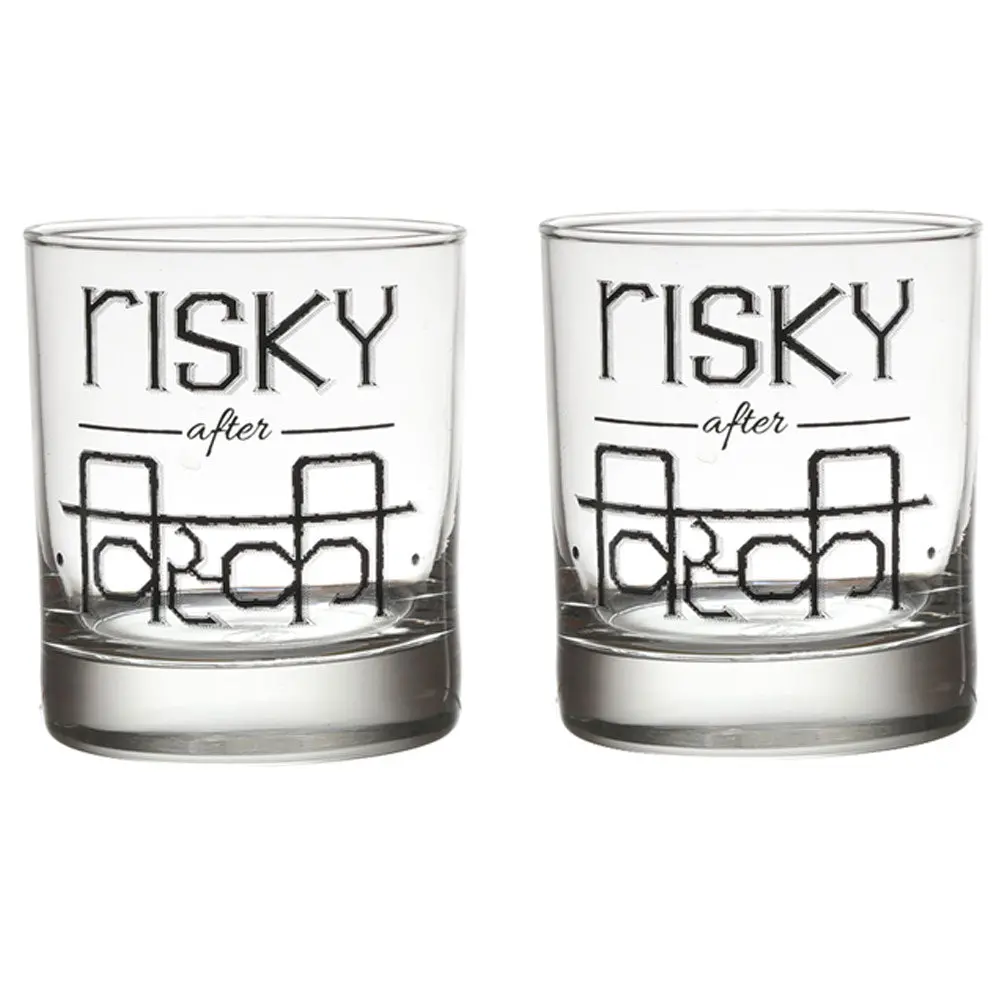 Riskey After Whiskey Glass Set Of 2 1