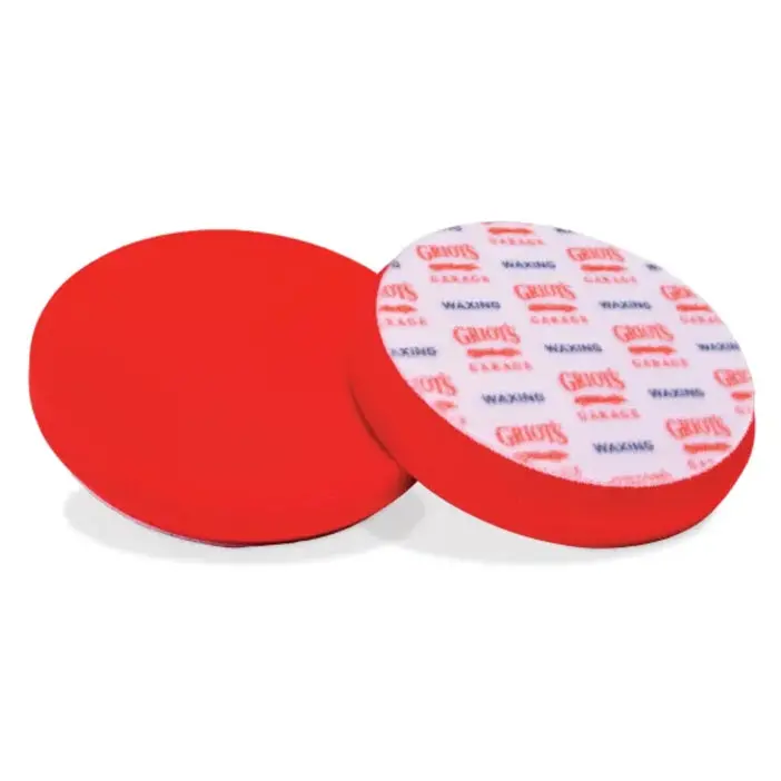 Griot's Garage Red Foam Waxing 6.5" Pad 2 Pack 10624 1