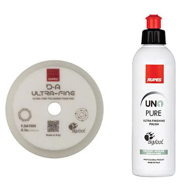 Rupes Uno Pure Polish W/Pad Bundle 1