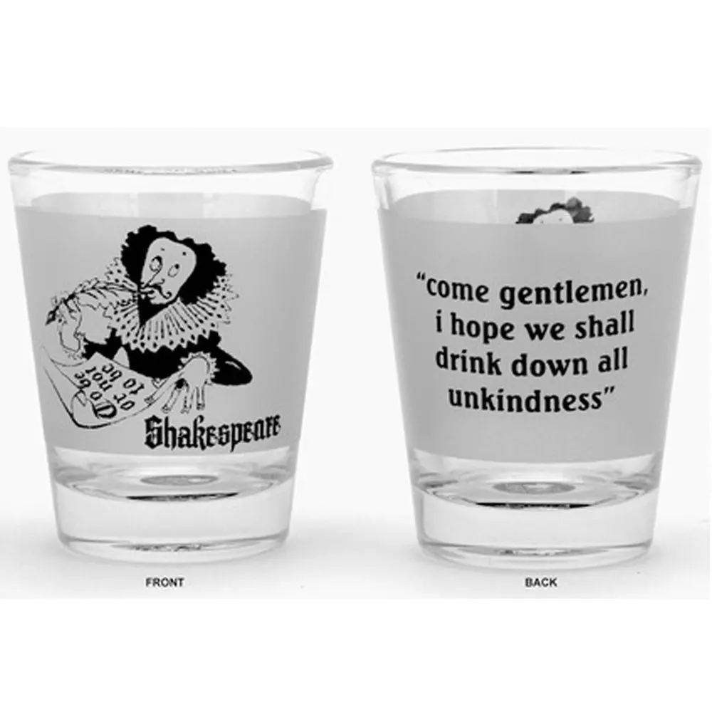 Shakespeare Shot Glass (Set Of 2) 1