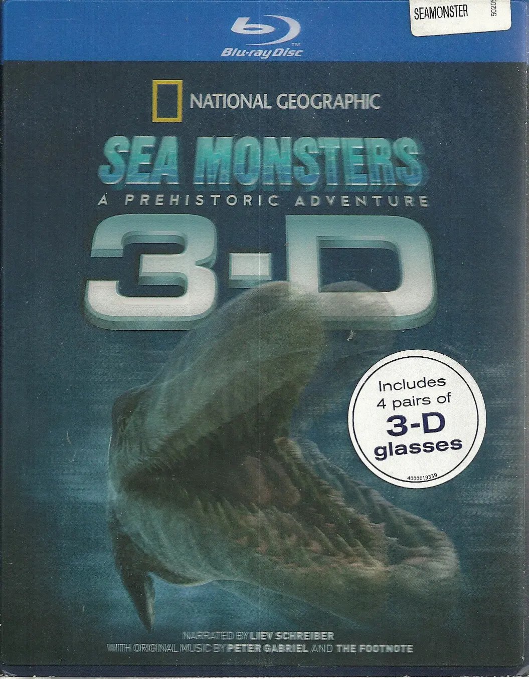 Sea Monsters (Blu-Ray Disc, 2009, 3D) 1