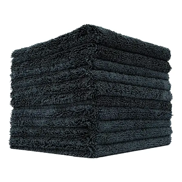 The Rag Company *10Pk* Creature Edgeless Microfiber Towel - Black (16X16) 1