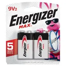 Battery - 9V - 2Pk 1