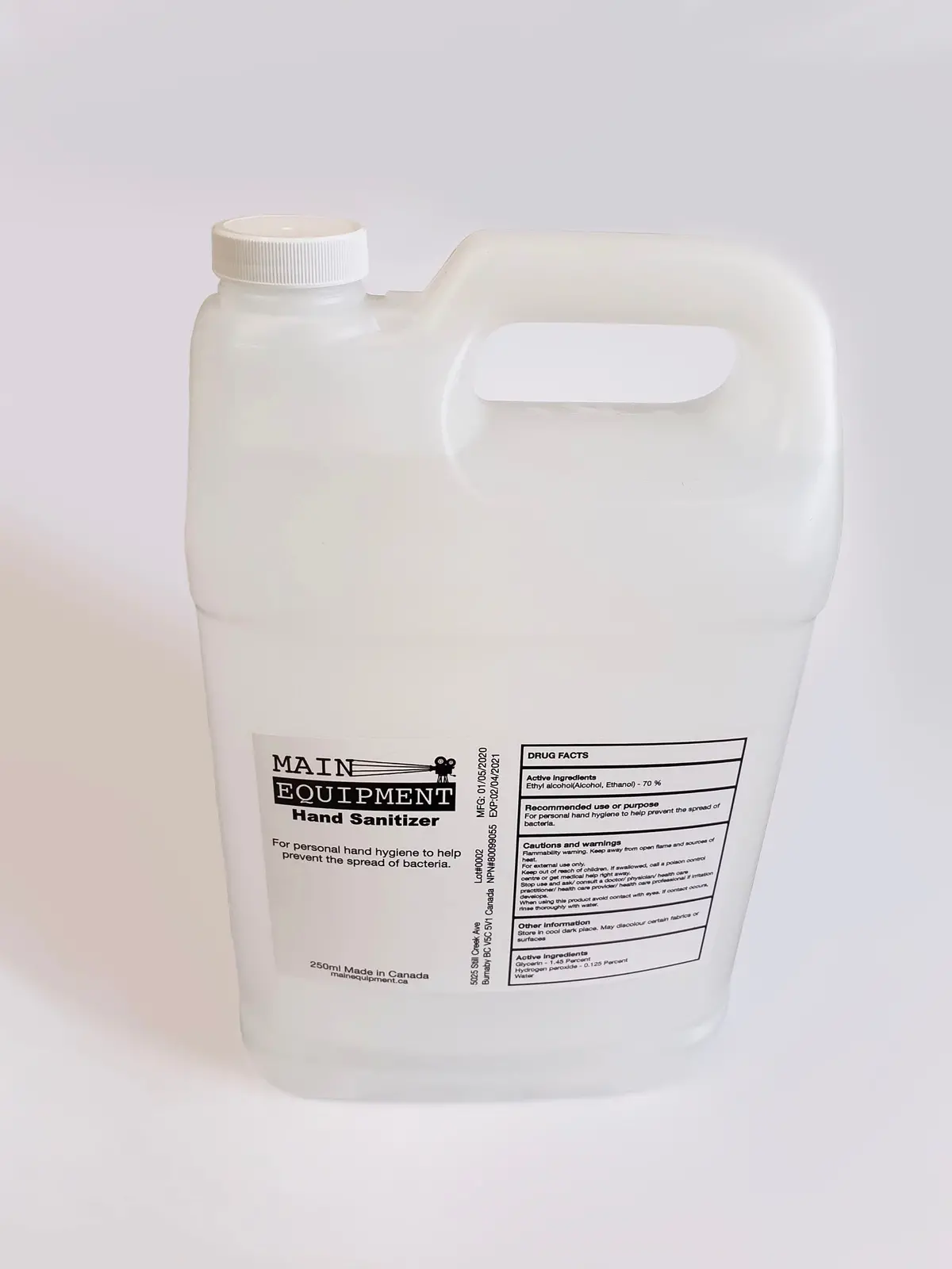 Hand Sanitizer - Main Equipment - 4L 1