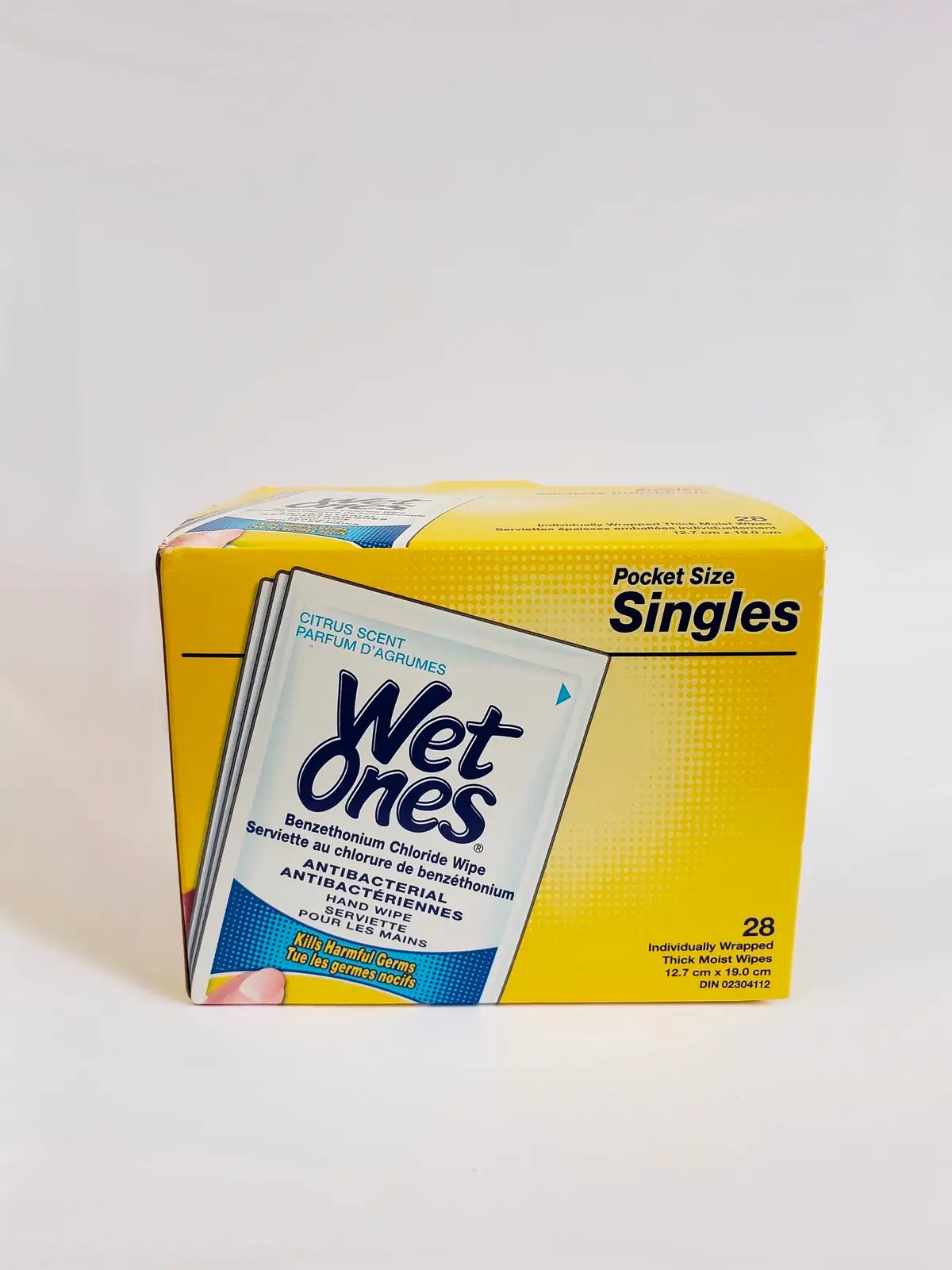 Wet Ones - Anti-Bacterial Wipes Singles- Citrus - 28Pk 1