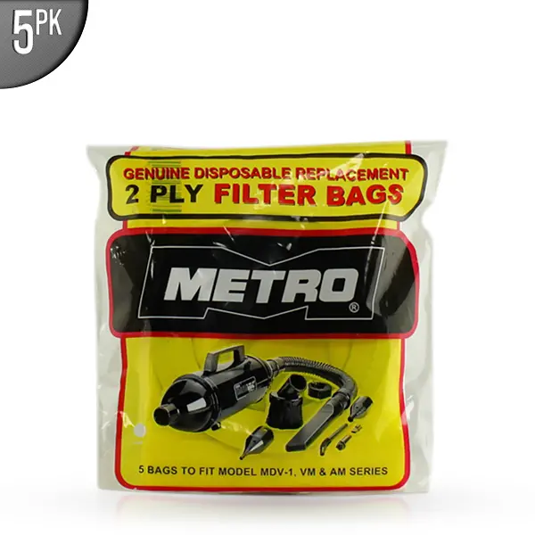 Metrovac 500 Filter Bags 5Pk - Dvp-26Pk 1