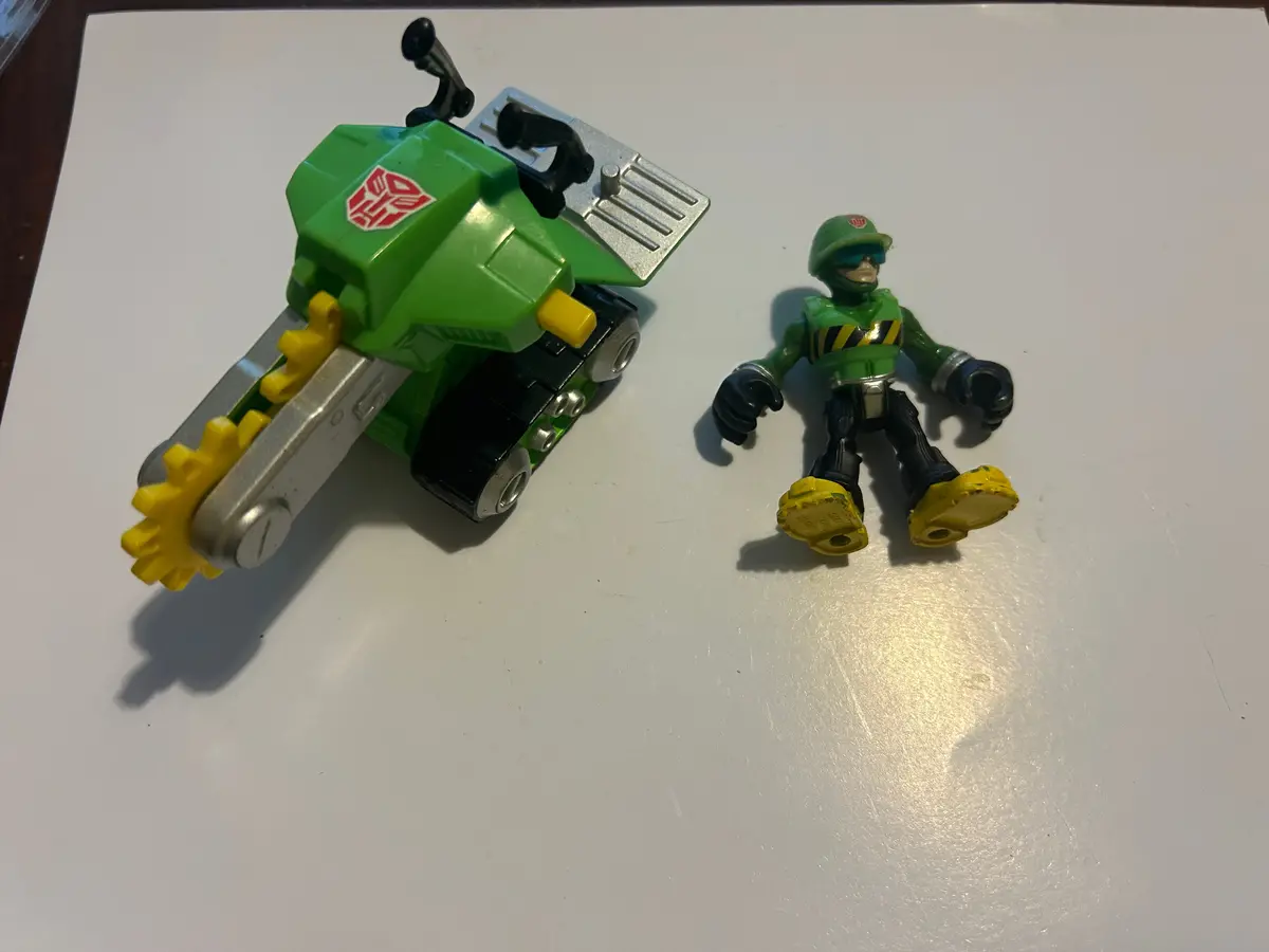 Tf Rescue Bots Walker Cleveland & Rescue Saw 1