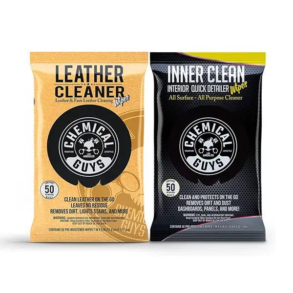Chemical Guys Leather Interior Wipes 100Pk (Leather/Innerclean) 1