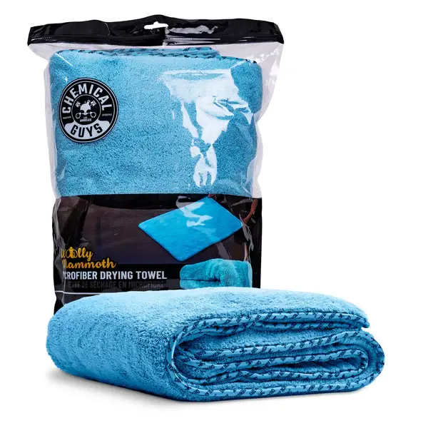 Chemical Guys Woolly Mammoth Dryer Towel Blue 36X25 Mic1996 1