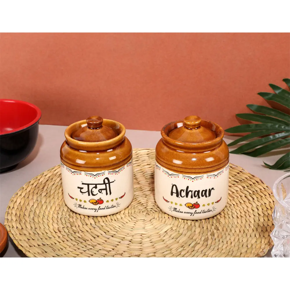 Classic Chutney Achaar Jar Set 1