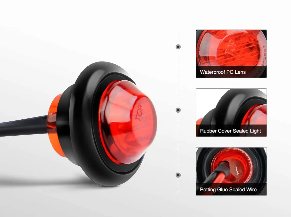3/4" Round Led  Marker Light 1