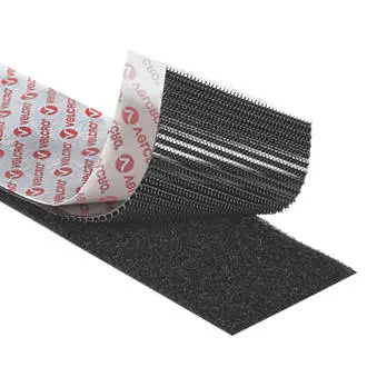 Velcro - Adhesive Back - Hook - 2" - Black -Per/M 1