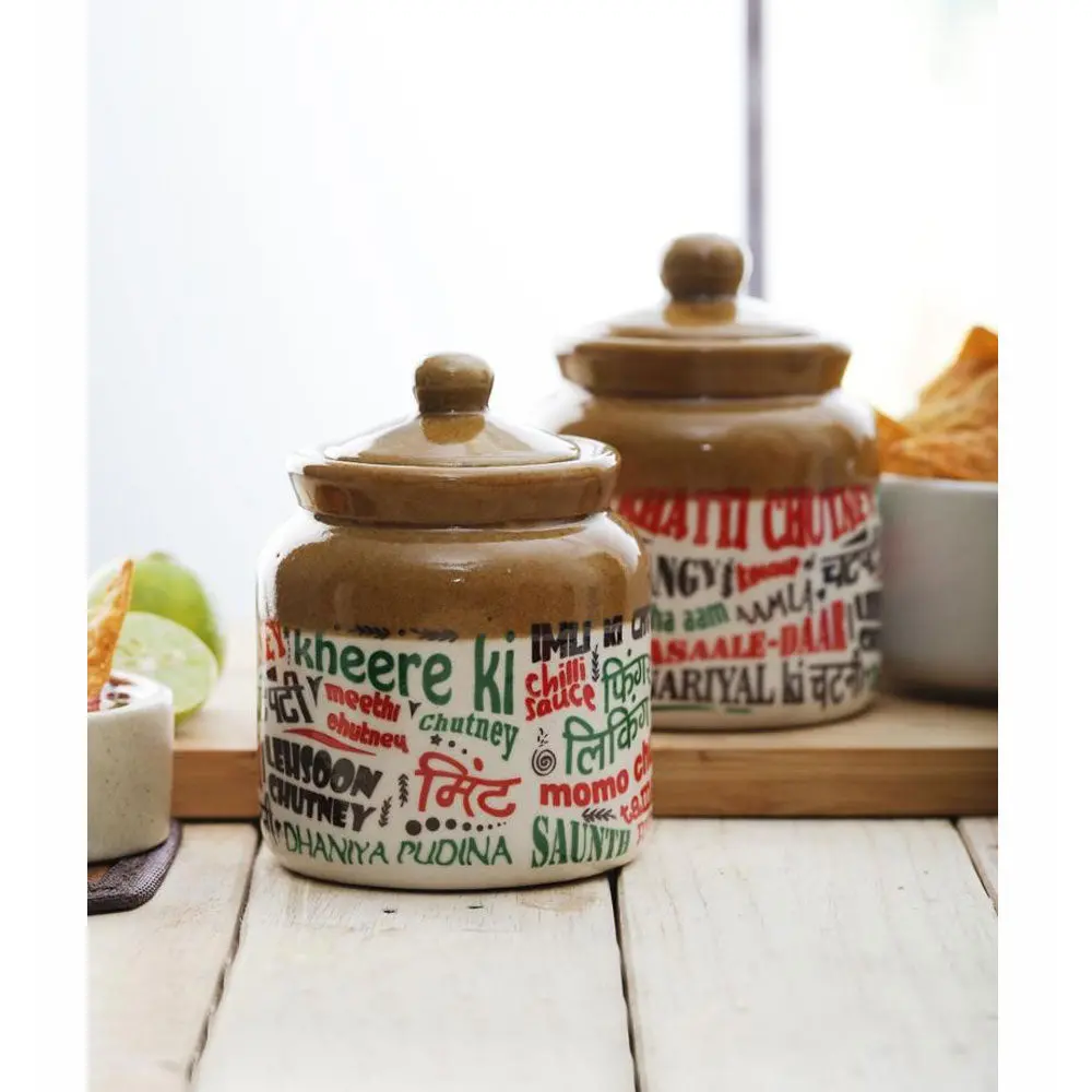 Chutney Love Jars (300Ml)- Set Of 2 1