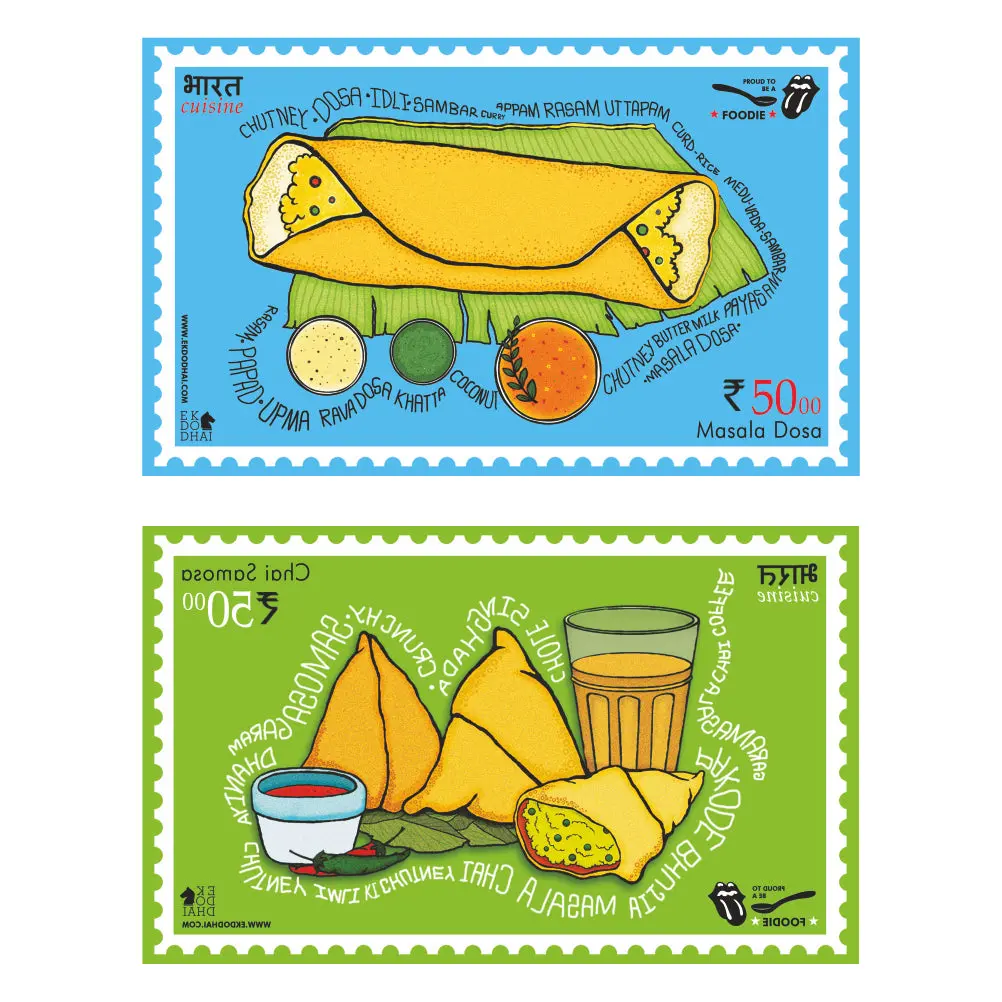 Foodie Stamp Magnets 1