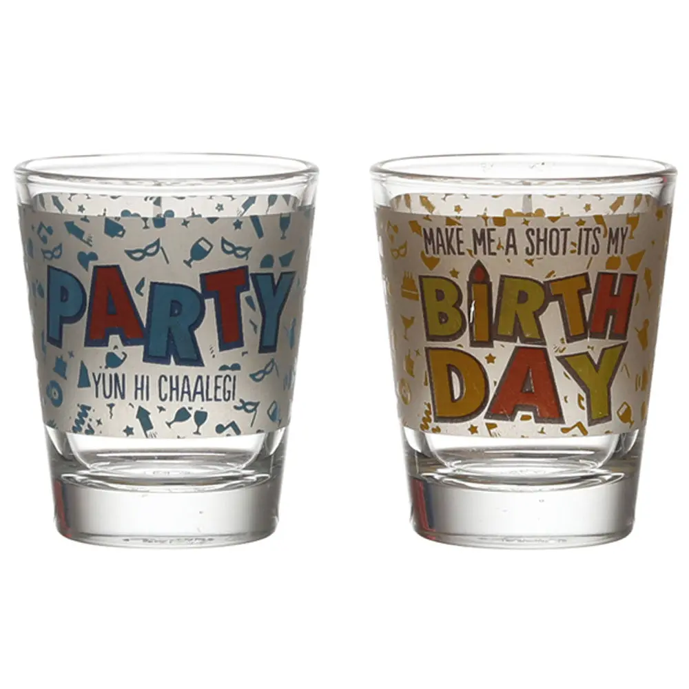 Birthday- Party Chelegi Shot Glass (Set Of 2) 1