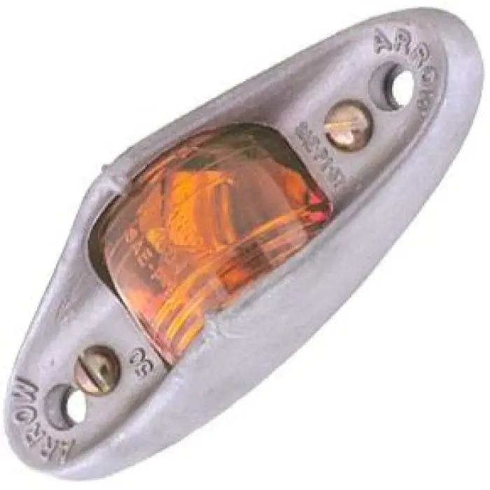 Heavy-Duty Led Armored Marker Light - Surface Mount - Amber Or Red 1