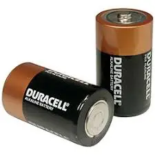 Battery - Duracell - D Size - 2 Pk 1