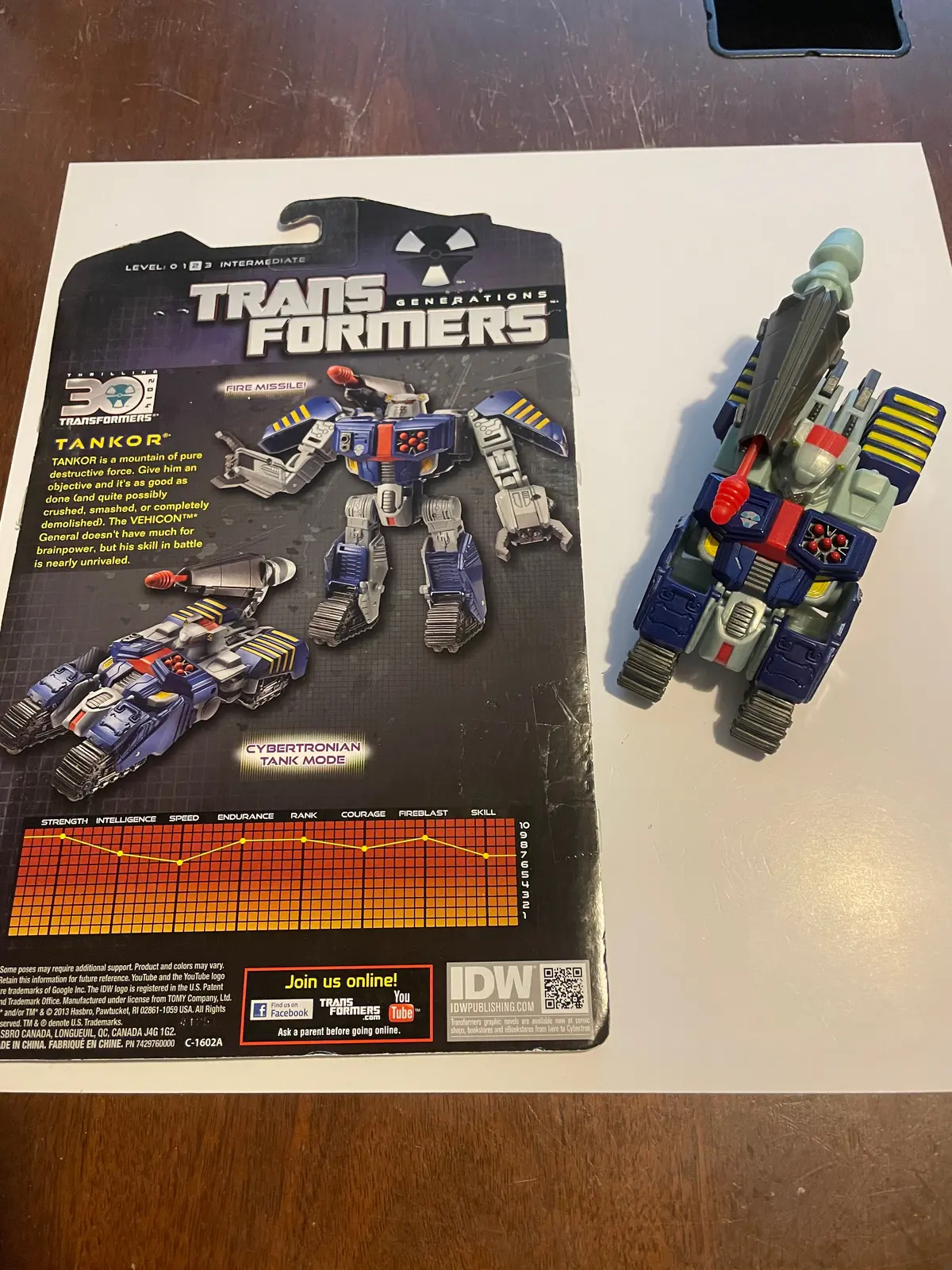 Tf Generations Tankor Scout 1