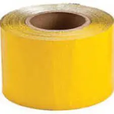 Temporary Road Tape - Yellow - 50Yd 1