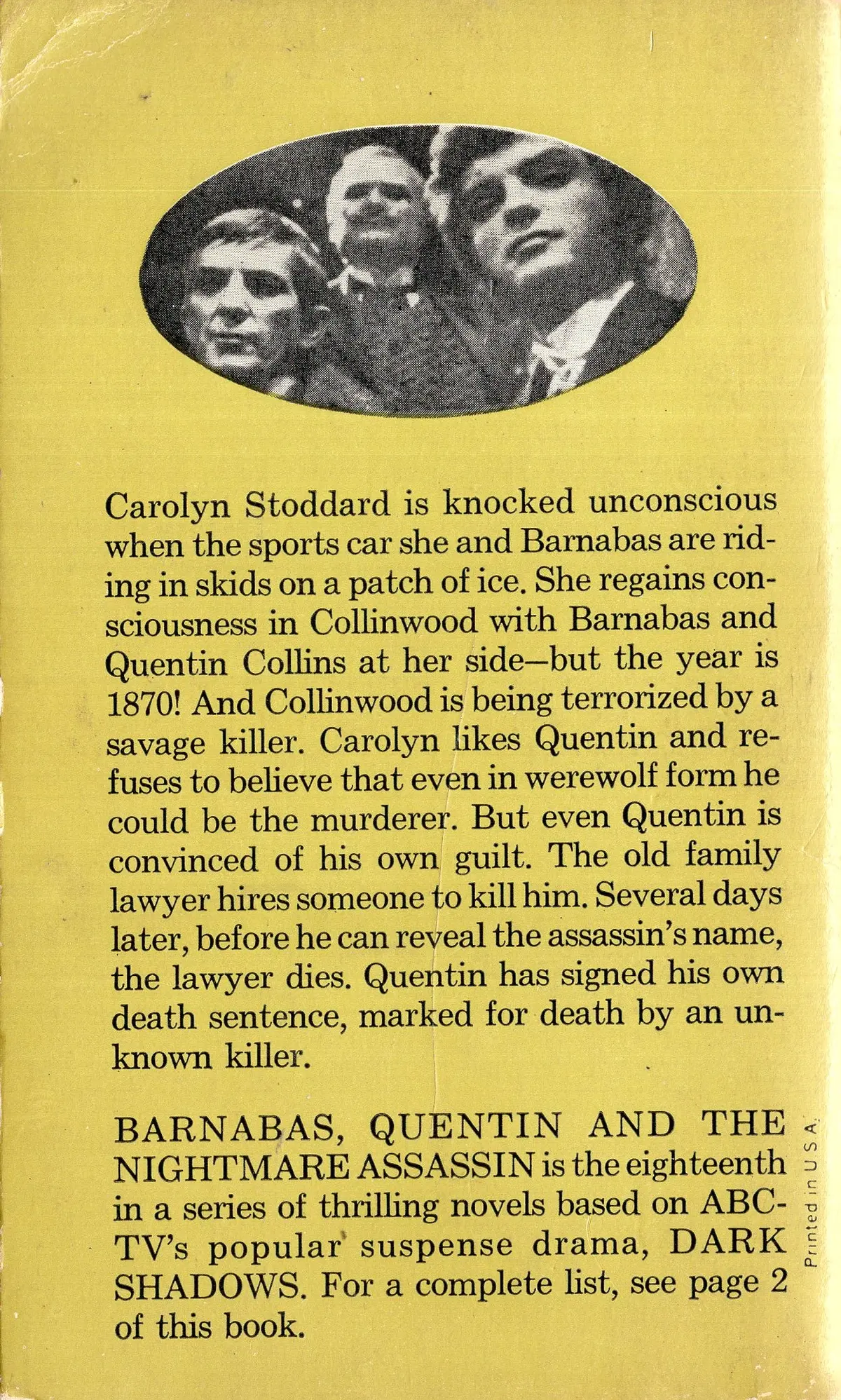 Dark Shadows #18 Barnabas, Quentin And The Nightmare Assassin 2