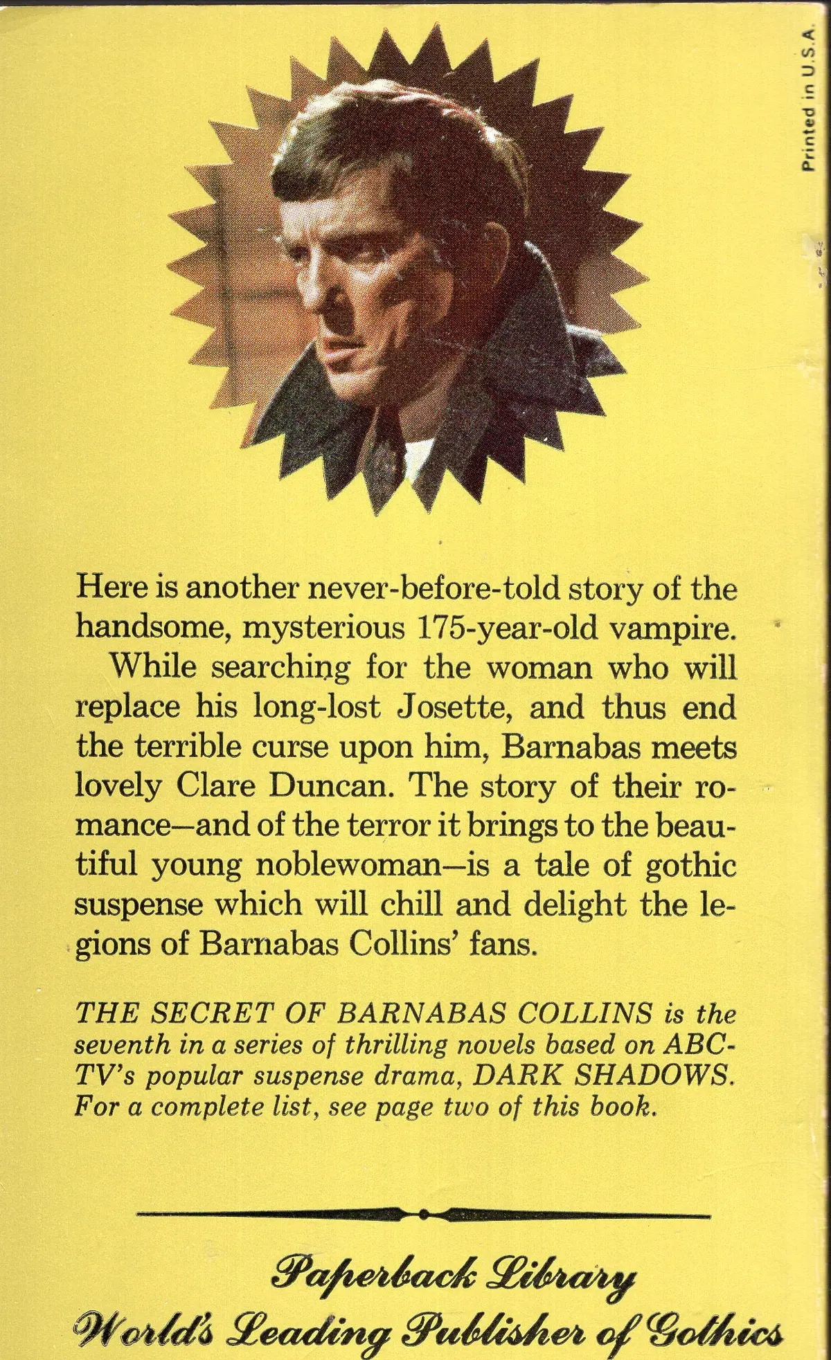 Dark Shadows The Secret Of Barnabas Colins 2