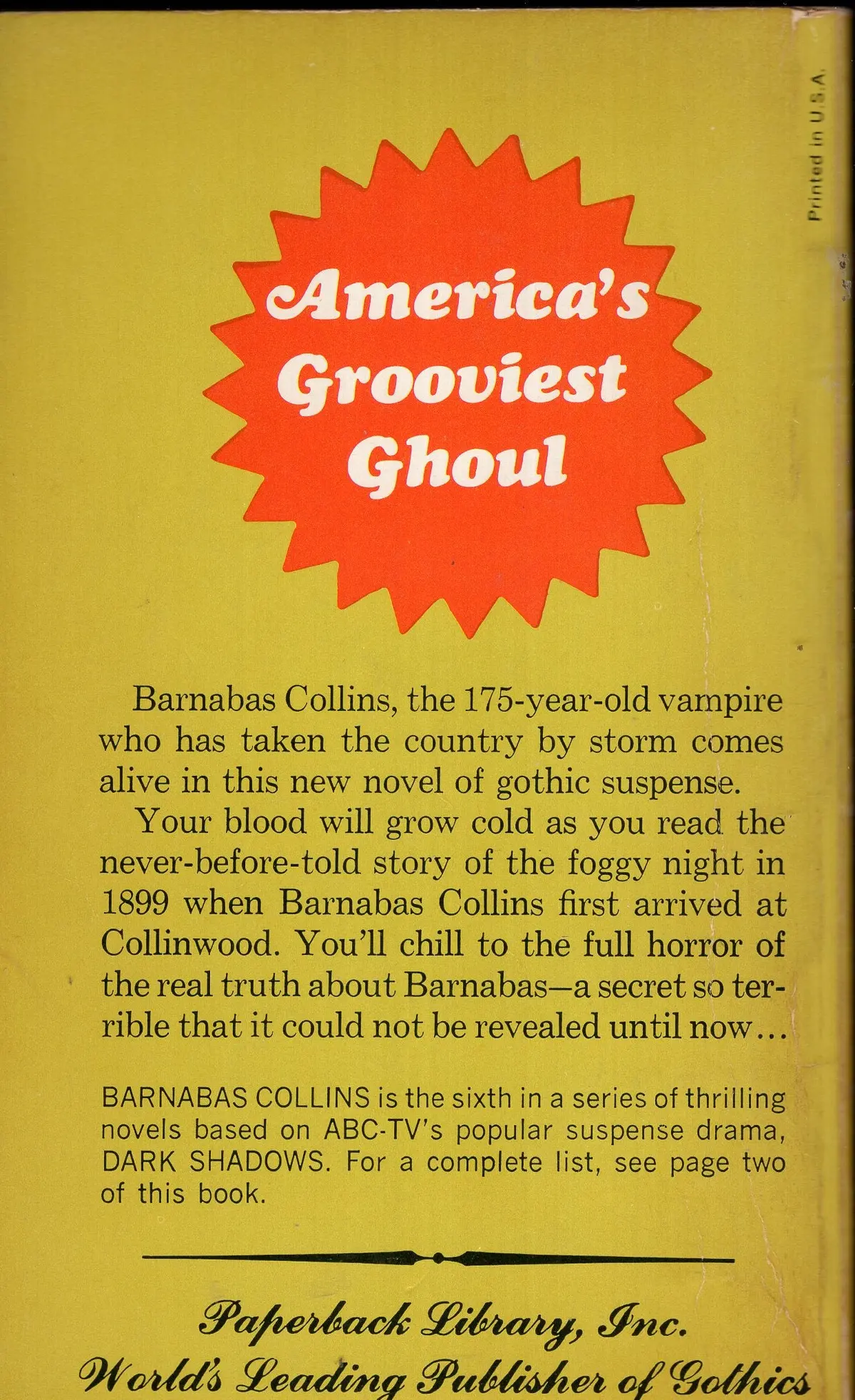 Dark Shadows Barnabas Collins 2
