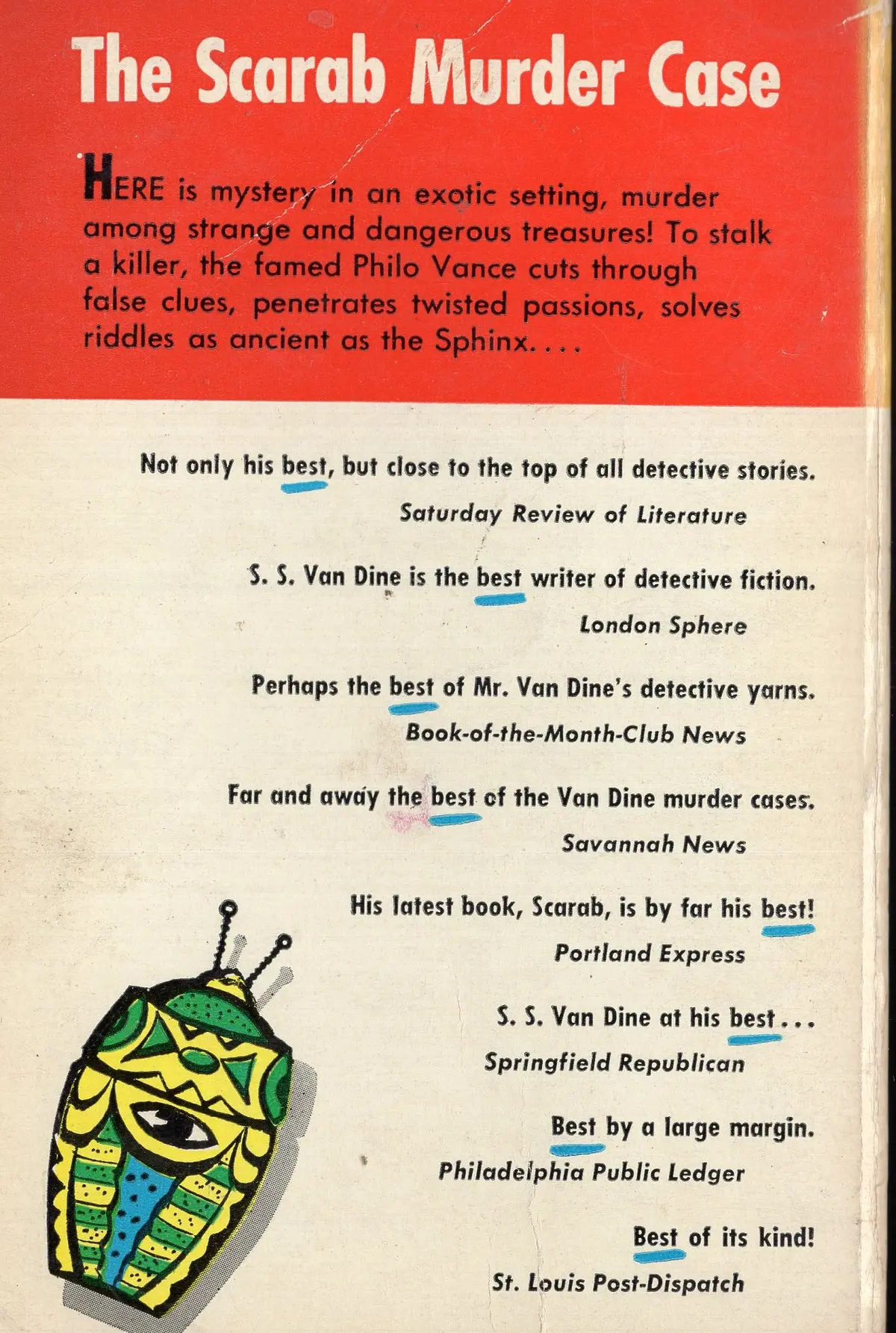 The Scarab Murder Case 2