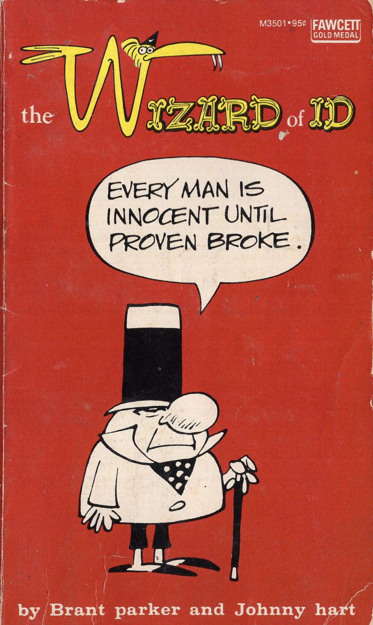 Wizard Of Id Every Man Is Innocent Until Proven Broke 1