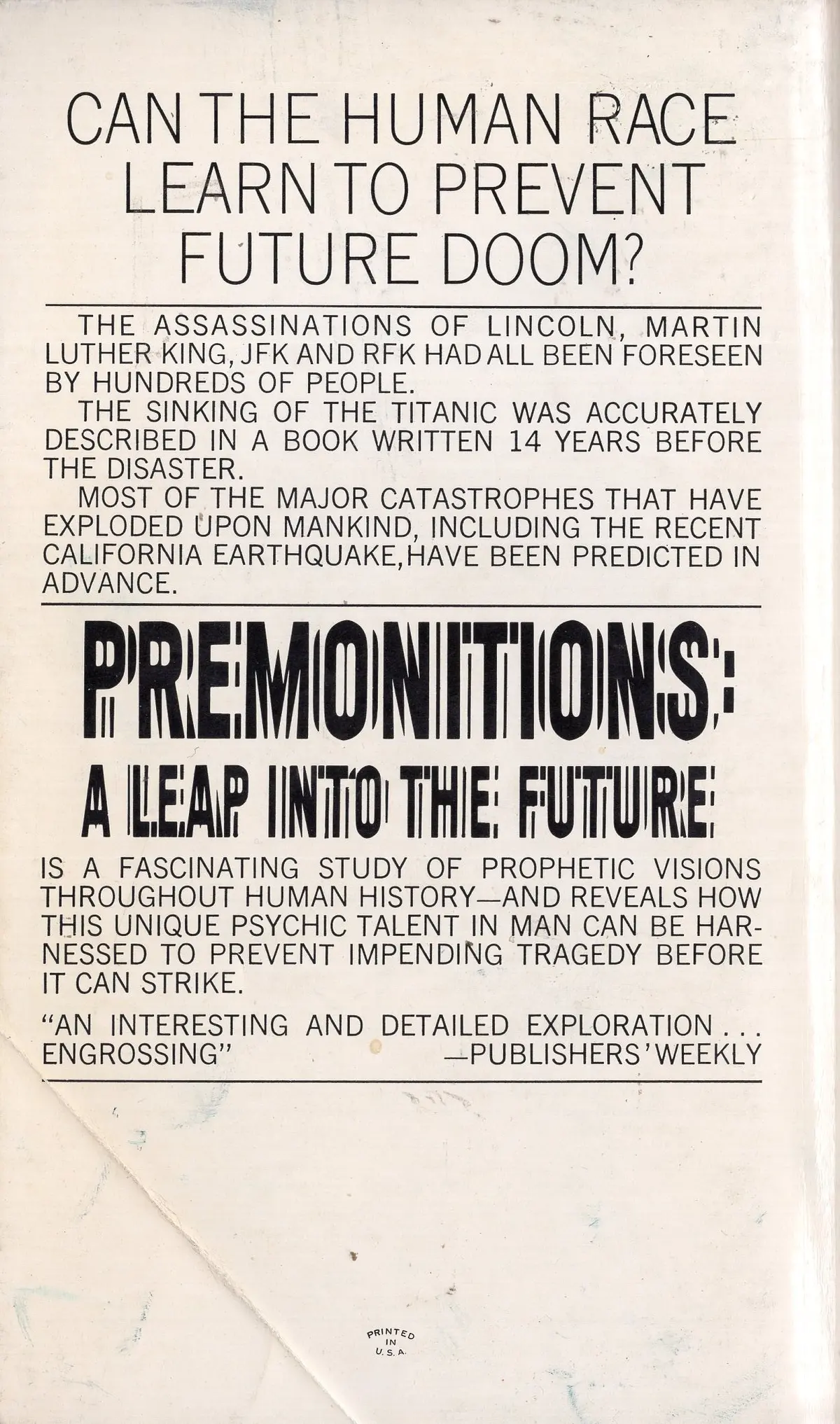 Premonitions: A Leap Into The Future 2