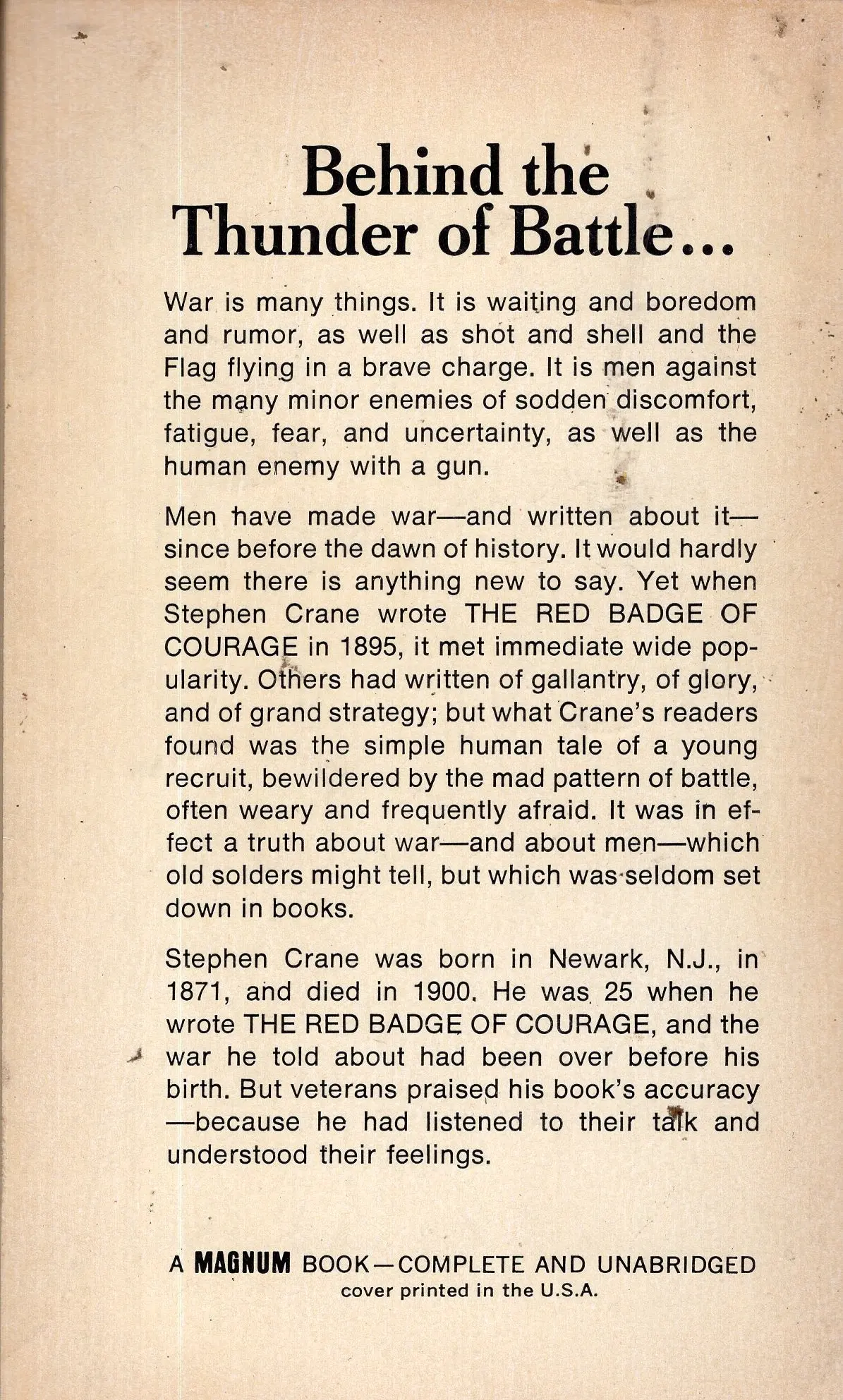 The Red Badge Of Courage 2
