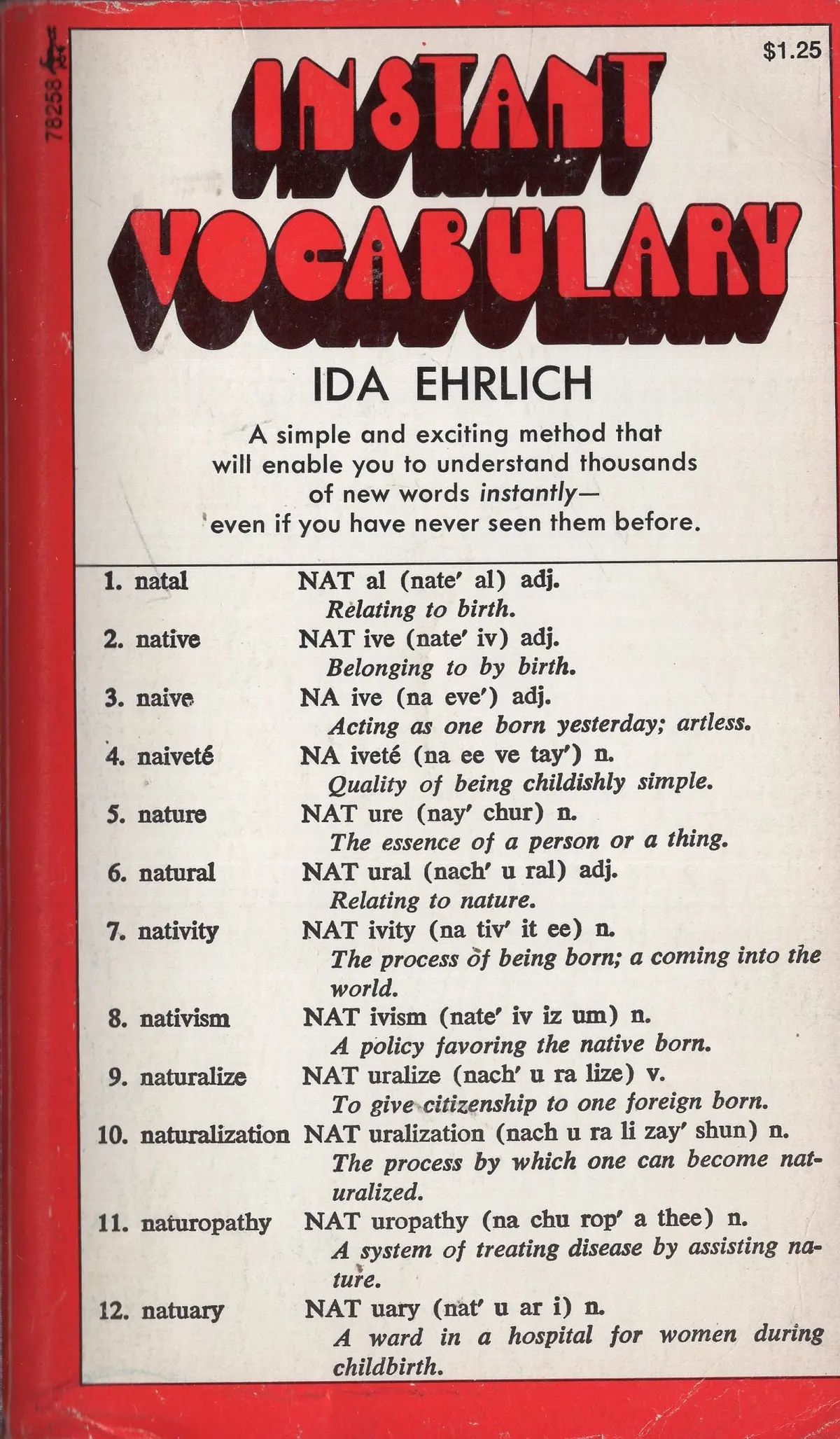 Instant Vocabulary 1