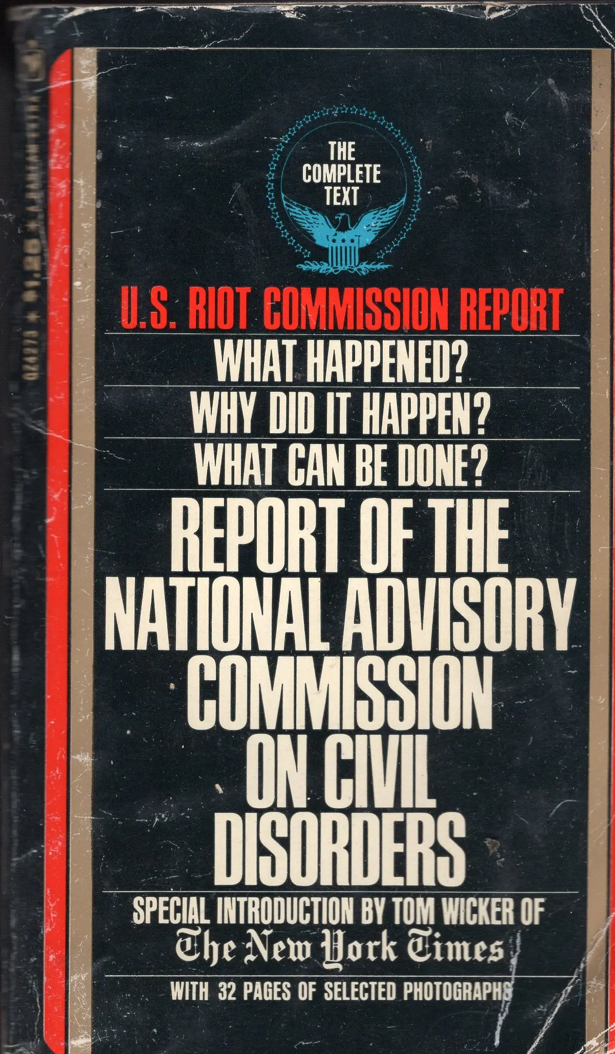 Report Of The National Advisory Commission On Civil Disorders 1