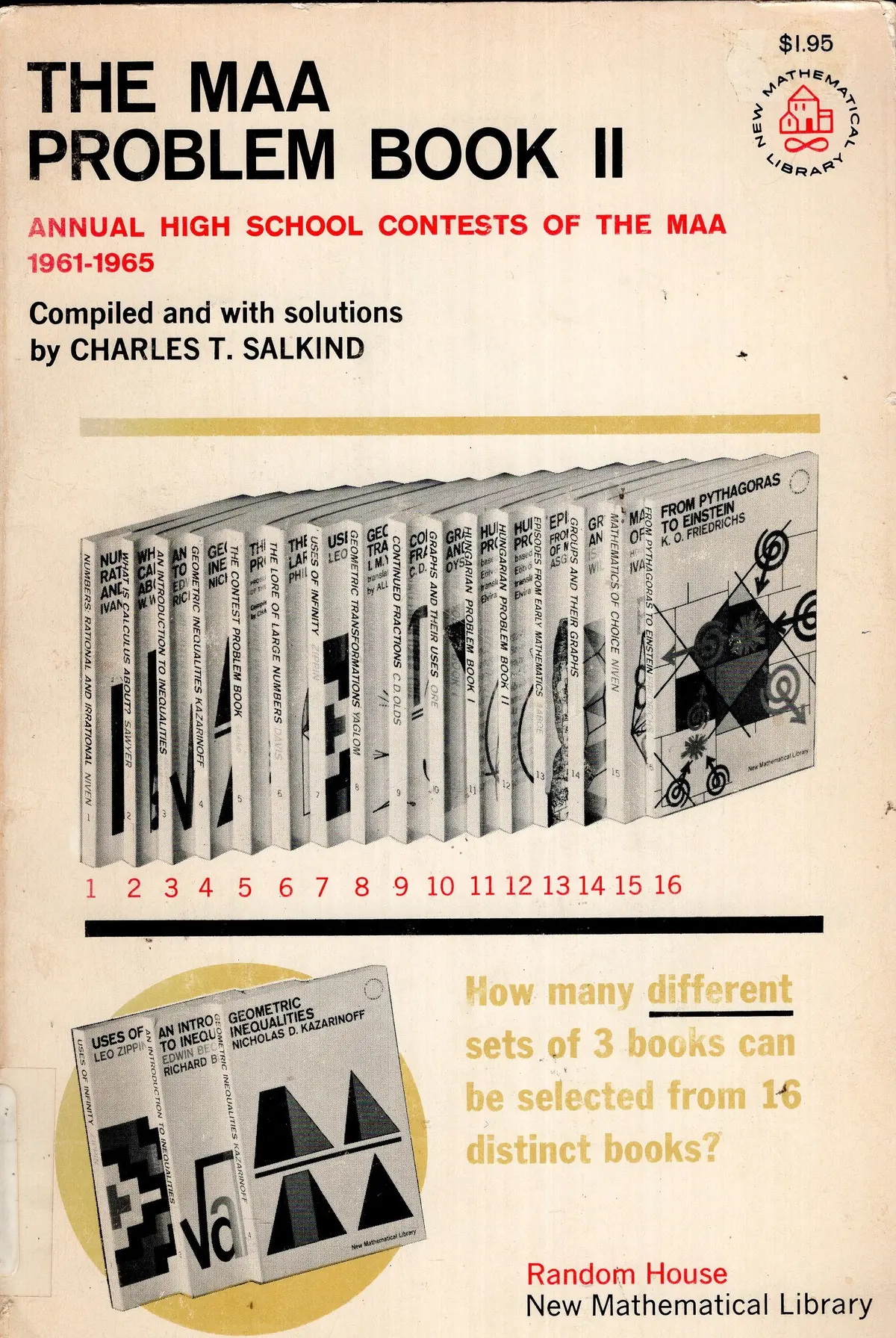 The Maa Problem Book Ii 1