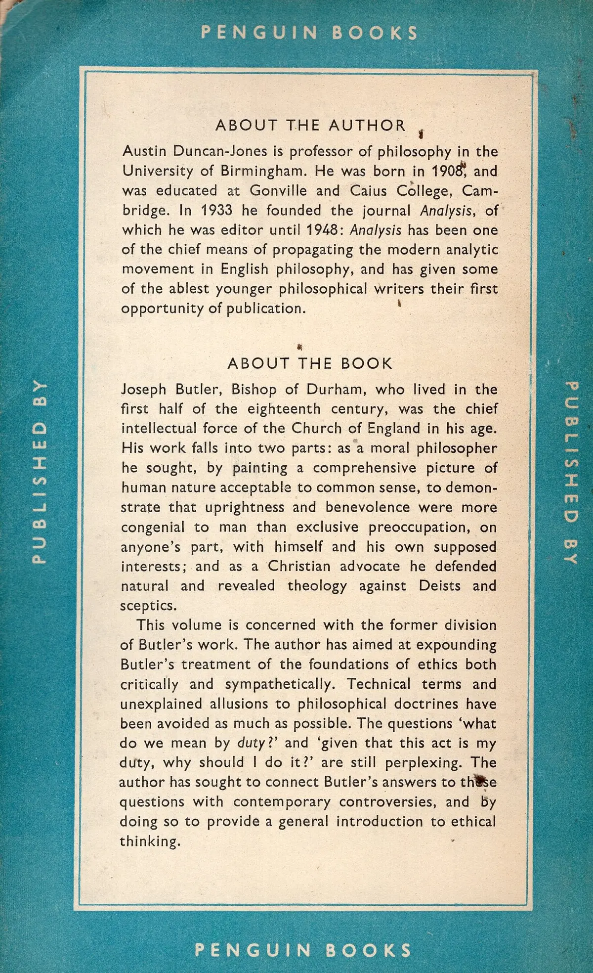 Butler's Moral Philosophy 2