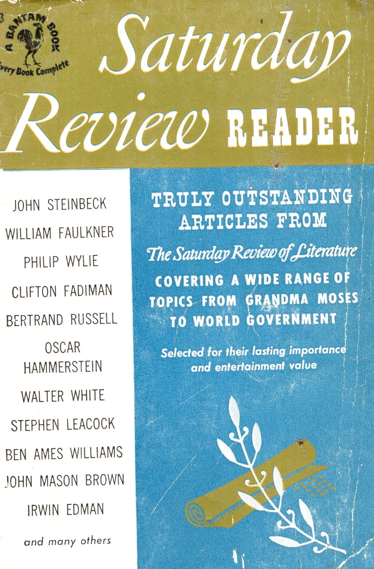 Saturday Review Reader 1