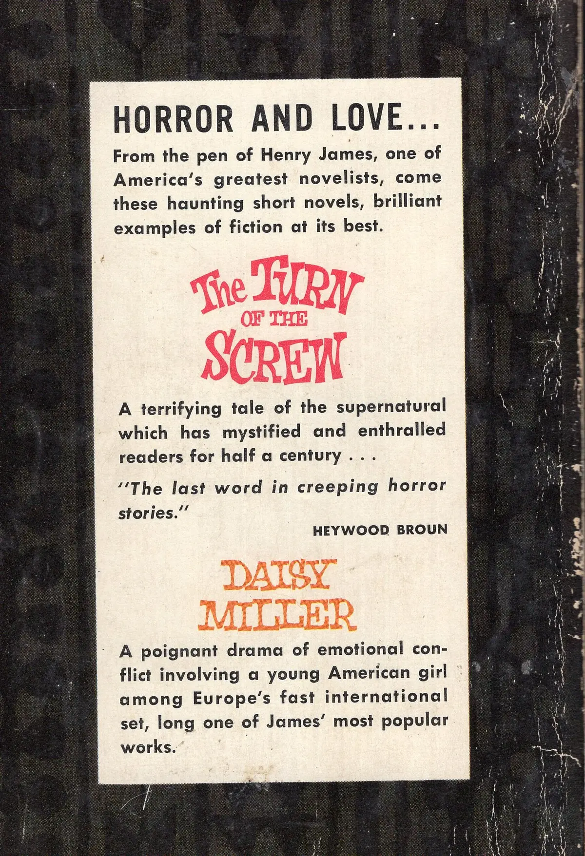 The Turn Of The Screw And Daisy Miller 2